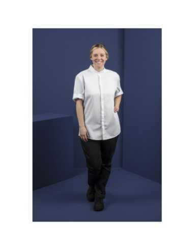 Veste col officier Southside blanche - Taille L