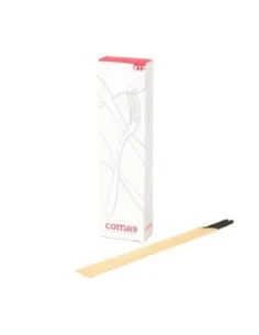 Set de baguettes réutilisables en inox 18/10 PVD Comas noires (lot de 12) 2