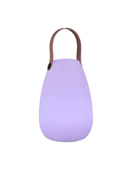 Lampe de table LED rechargeable Tristar coloris blanc chaud