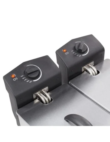 Friteuse double Tristar FR-6937 inox 2 x 3L