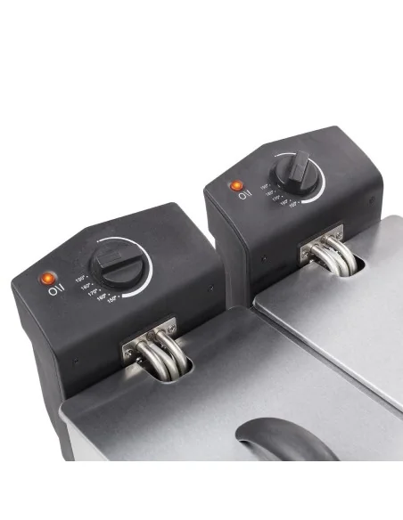 Friteuse double Tristar FR-6937 inox 2 x 3L