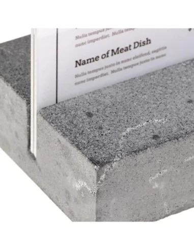 Présentoir de table Europel A5 polystone anthracite