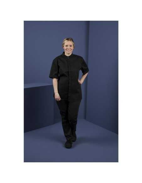 Veste col officier Southside noire - Taille M