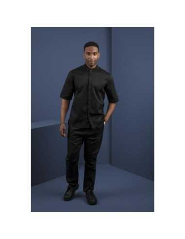 Veste col officier Southside noire - Taille M