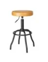 Tabouret de bar en PU Bolero Brooklyn caramel