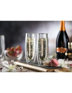 Verres à champagne sans pied double paroi Utopia 16cl (lot de 6) 2