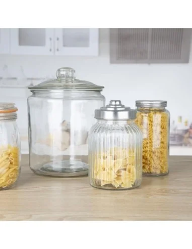 Ensemble de bocaux à biscuits en verre Olympia 6350ml et 3800ml