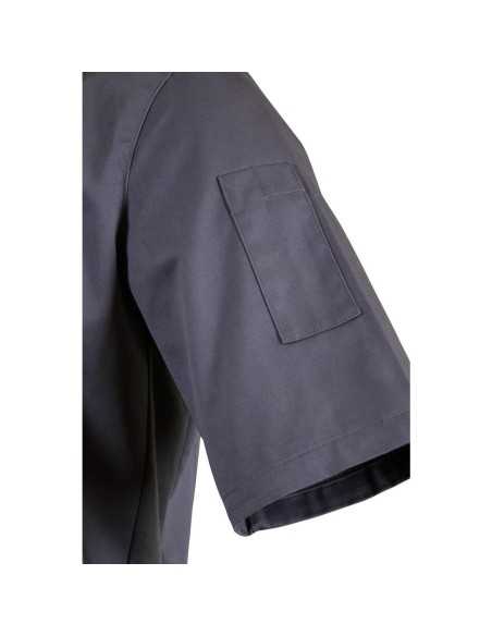 Veste col officier Southside gris anthracite - Taille S