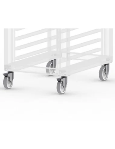 Kit de roulettes pour supports de four combiné Buffalo