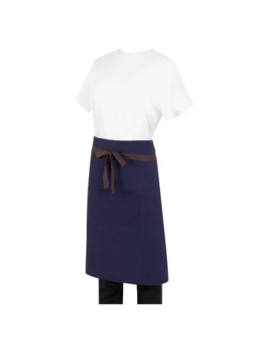 Tablier bistro en toile de coton Southside marine