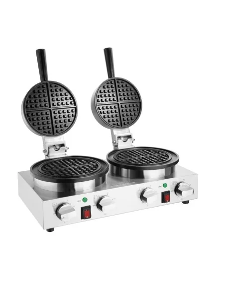 Gaufrier belge rond double Buffalo
