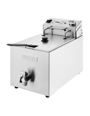 Friteuse électrique simple avec minuterie Buffalo 8L