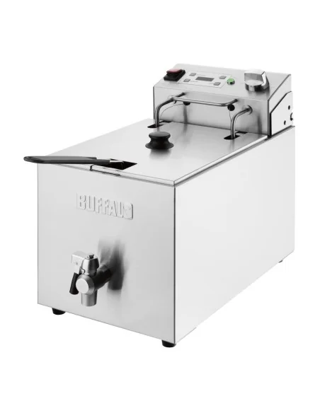 Friteuse électrique simple avec minuterie Buffalo 8L