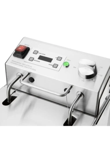 Friteuse électrique simple avec minuterie Buffalo 8L