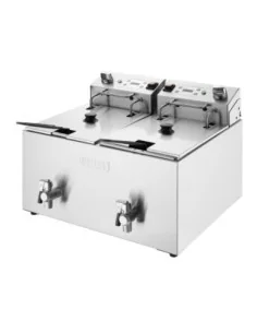 Friteuse électrique double avec minuterie Buffalo 2x8L 2