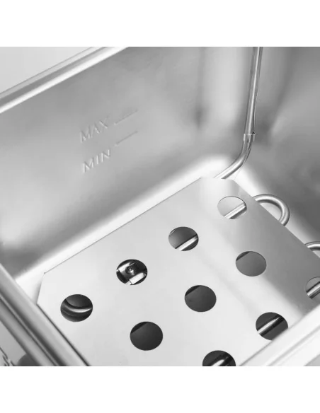 Friteuse électrique double avec minuterie Buffalo 2x5L