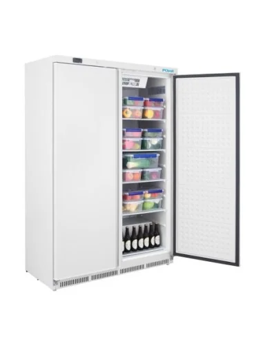 Armoire réfrigérée positive double porte 744L Polar Série C blanche 