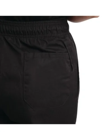Pantalon de cuisine mixte traité au Teflon Easyfit noir L