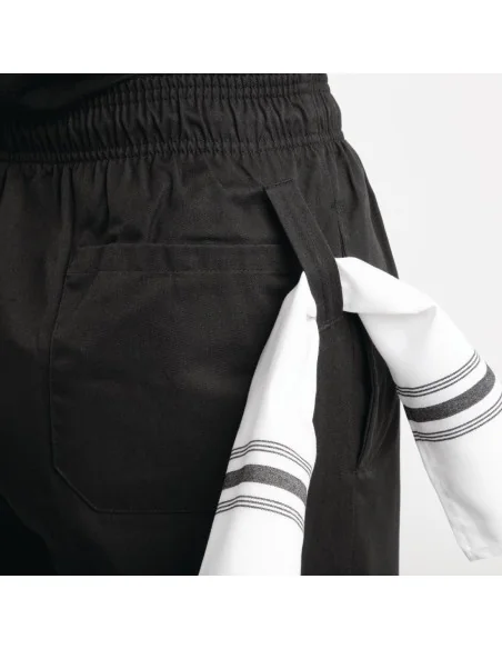 Pantalon de cuisine mixte traité au Teflon Easyfit noir XXL