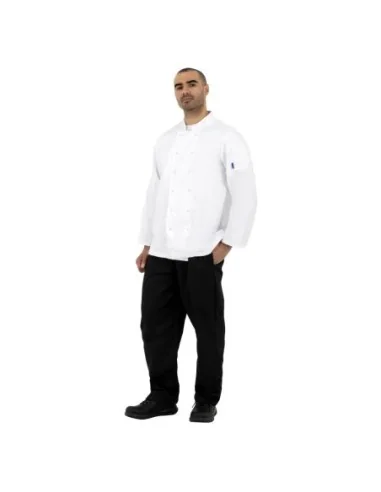 Veste de cuisine mixte Whites Vegas manches longues blanche S