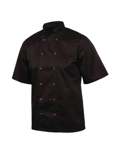 Veste de cuisine mixte Whites Vegas manches courtes noire M