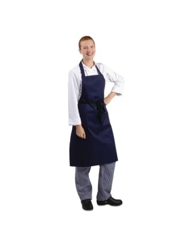 Tablier bavette Whites bleu marine