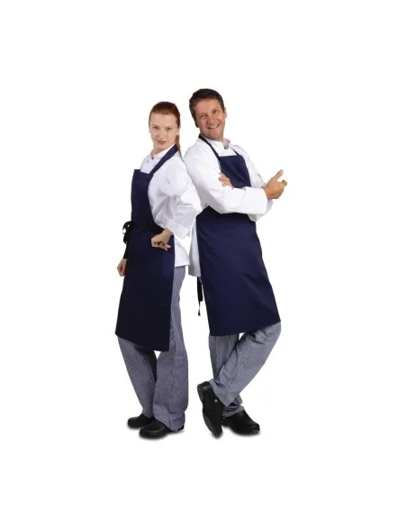 Tablier bavette Whites bleu marine