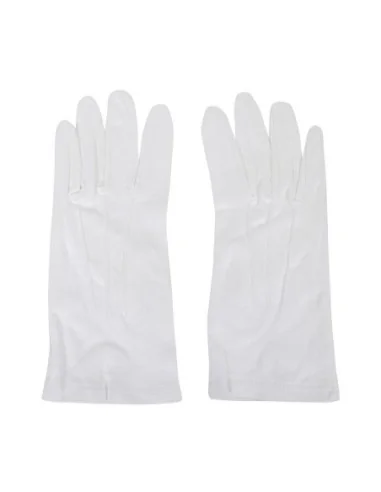 Gants de service pour homme blancs L/XL