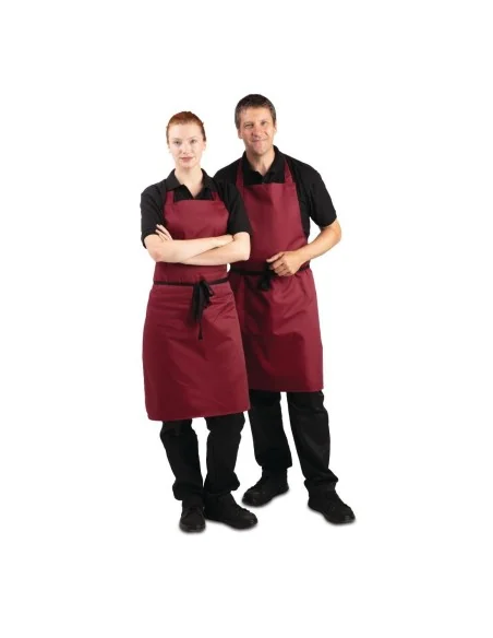 Tablier bavette Whites bordeaux
