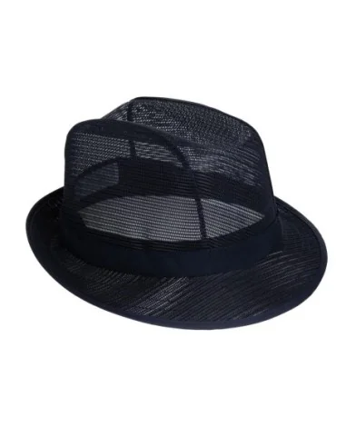 Chapeau Trilby bleu marine S