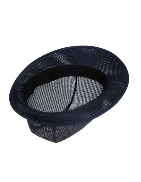 Chapeau Trilby bleu marine S