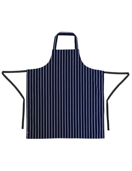 Tablier bavette Whites rayé marine et blanc XL