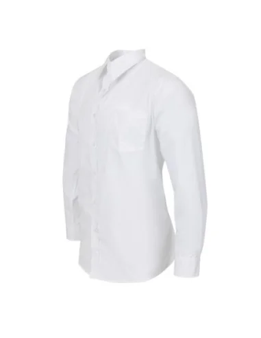 Chemise mixte Uniform Works manches longues blanche S