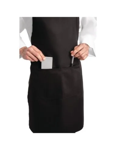 Tablier bavette Chef Works noir