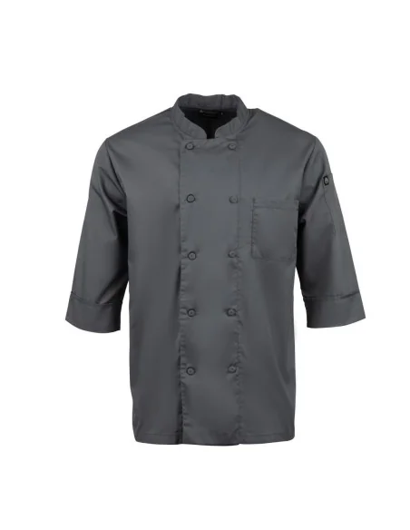 Veste de cuisine mixte Chef Works grise L