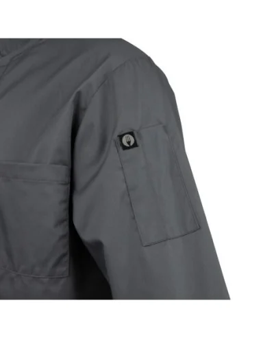 Veste de cuisine mixte Chef Works grise L