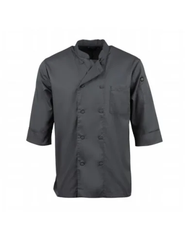 Veste de cuisine mixte Chef Works grise L