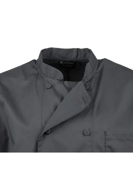 Veste de cuisine mixte Chef Works grise L