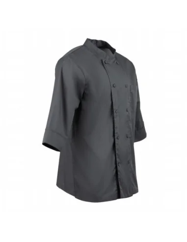 Veste de cuisine mixte Chef Works grise XXL