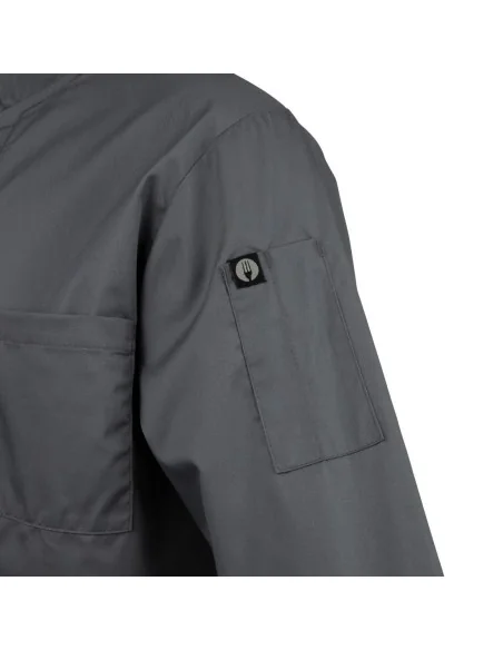 Veste de cuisine mixte Chef Works grise XXL