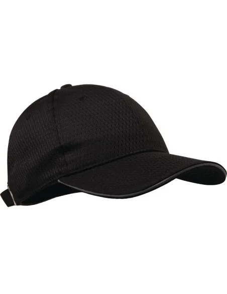 Casquette baseball Cool Vent Chef Works noire et grise