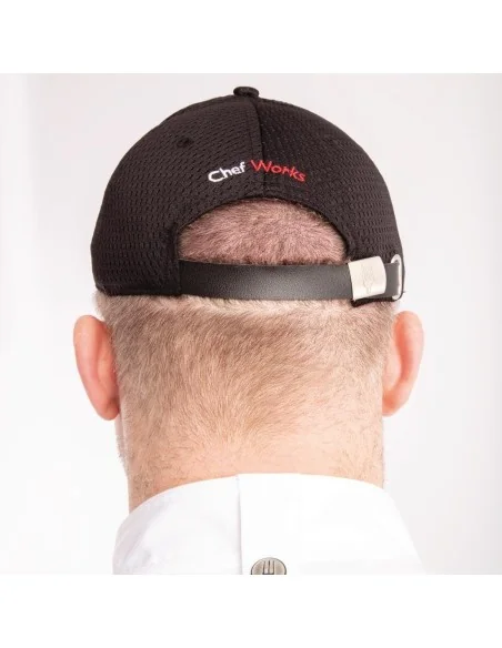 Casquette baseball Cool Vent Chef Works noire