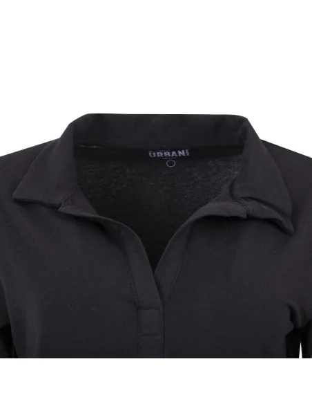 T-Shirt col V femme Uniform Works noir S