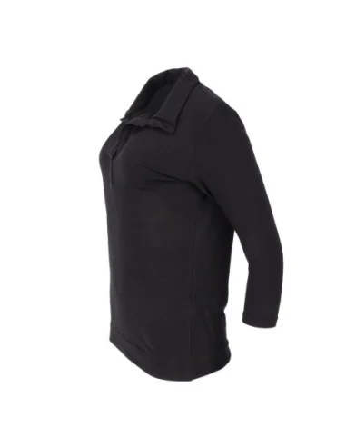 T-Shirt col V femme Uniform Works noir XS