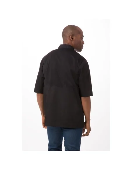 Veste de cuisine mixte Cool Vent Chef Works Montreal noire XL