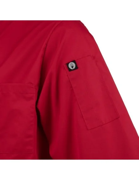 Veste de cuisine mixte Chef Works rouge L