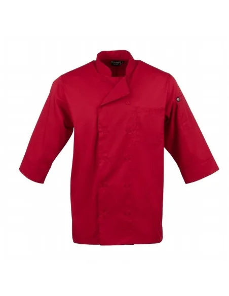 Veste de cuisine mixte Chef Works rouge L