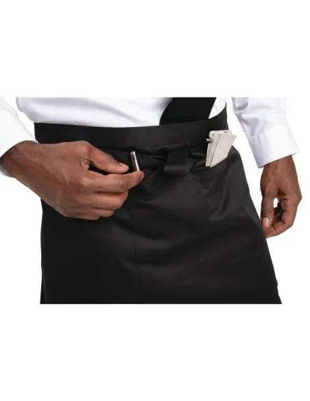 Tablier serveur court Whites noir