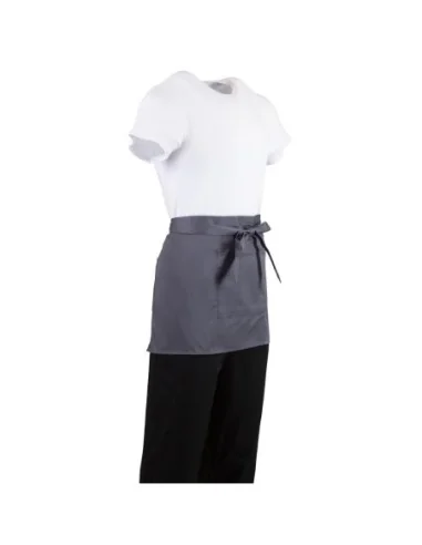 Tablier serveur court Whites gris anthracite