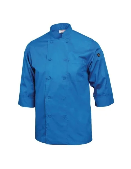 Veste de cuisine mixte Chef Works bleue S